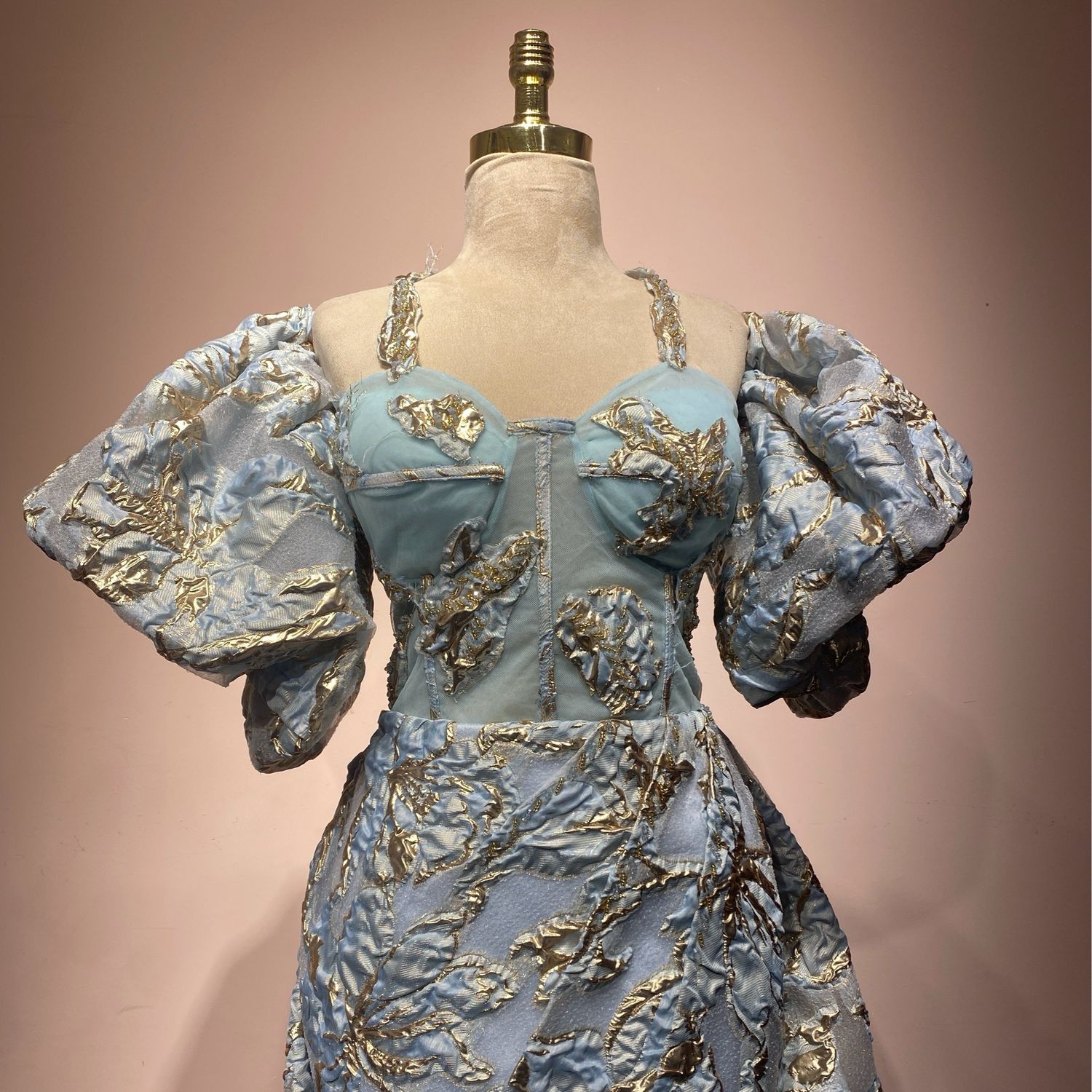 Vestido largo - Celeste - talla 44