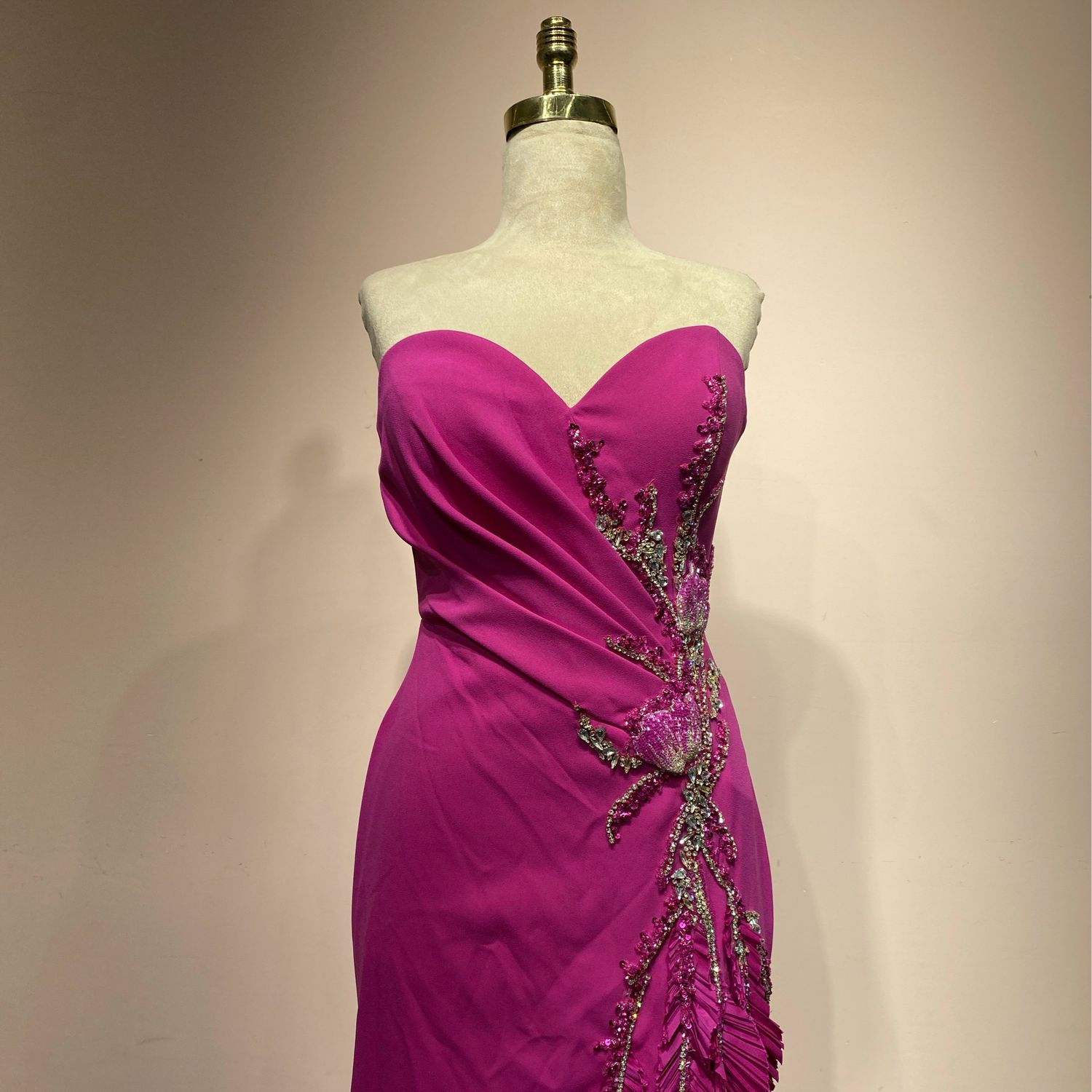 Vestido largo - Fucsia - talla 44