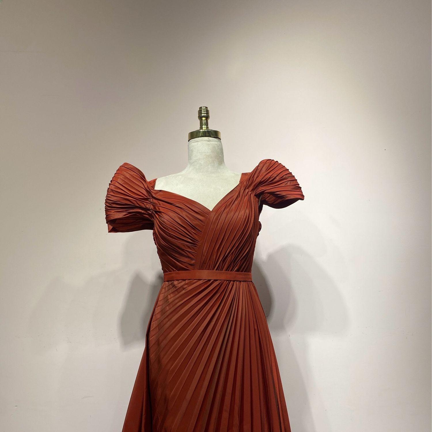 Vestido largo - Terracota - talla 40