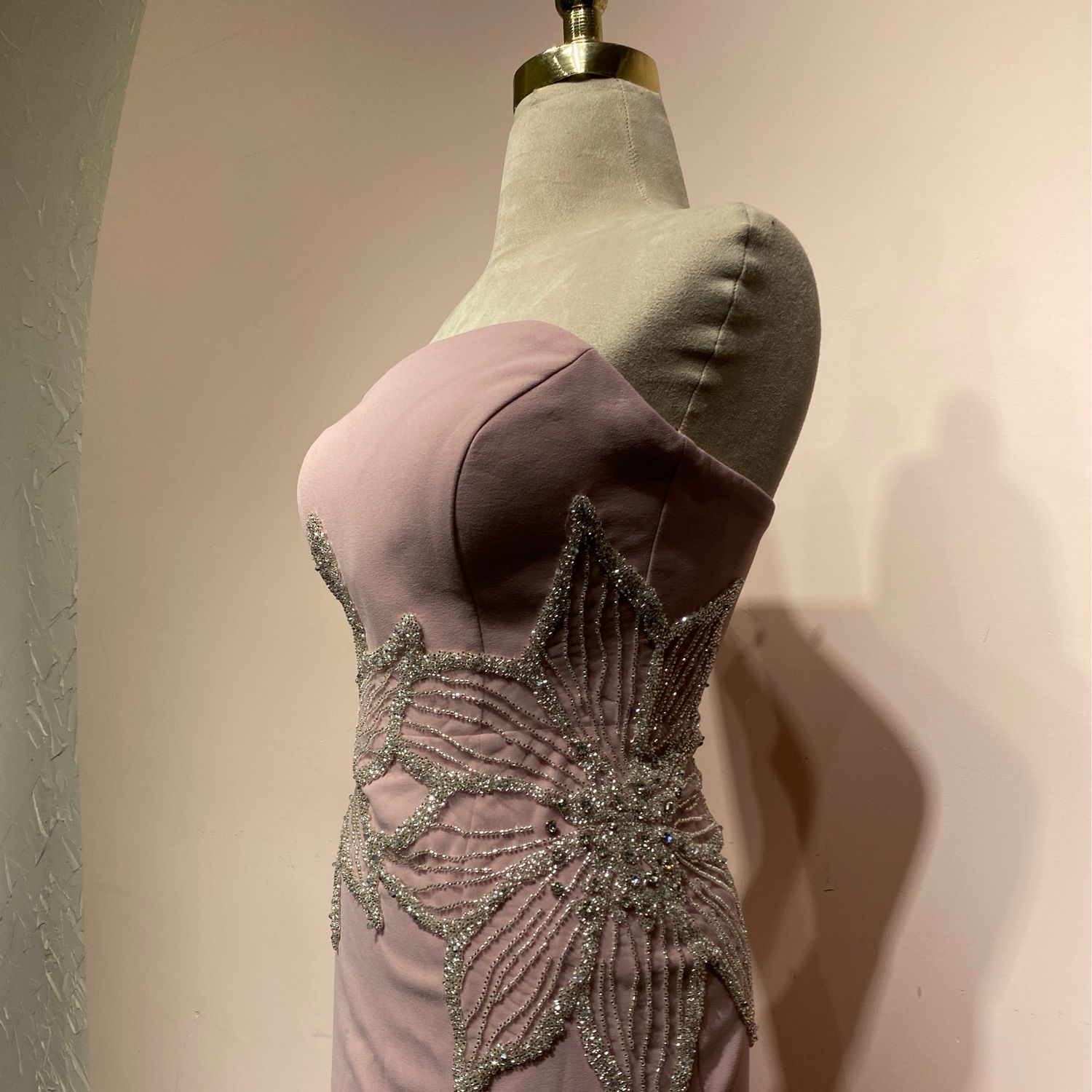 Vestido largo - Rosado - talla 38