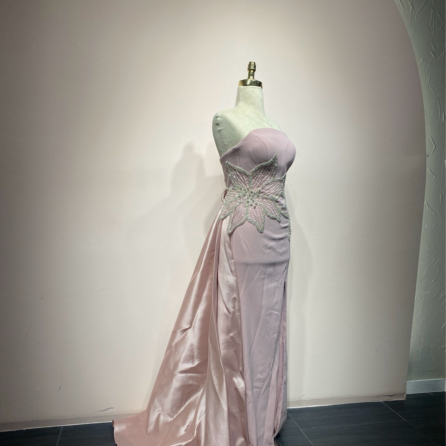 Vestido largo - Rosado - talla 38
