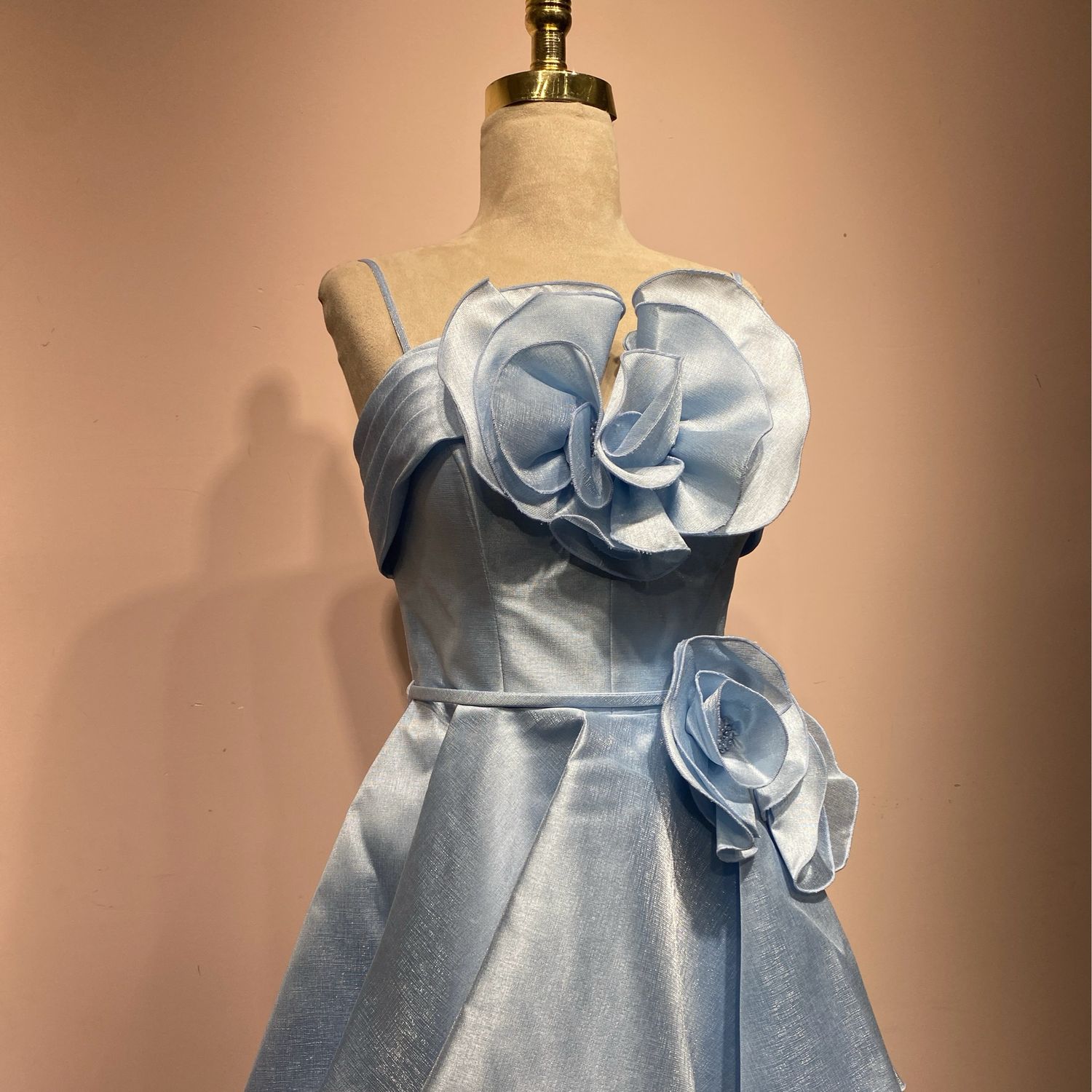 Vestido corto - Celeste - talla 40