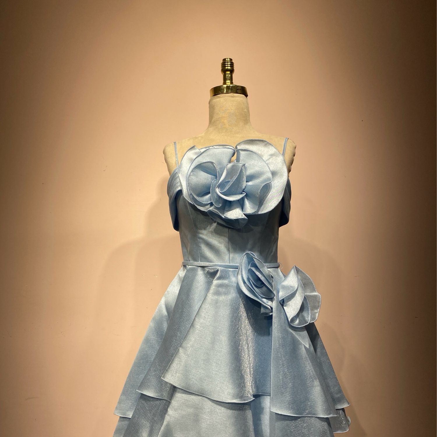 Vestido corto - Celeste - talla 40