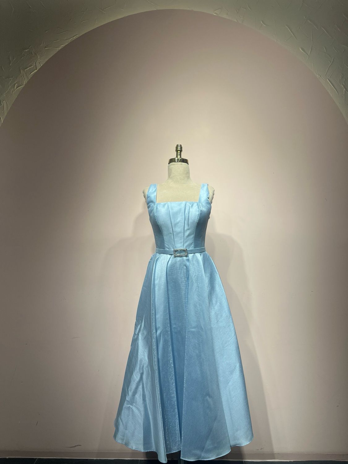 Vestido corto - Celeste - talla 38