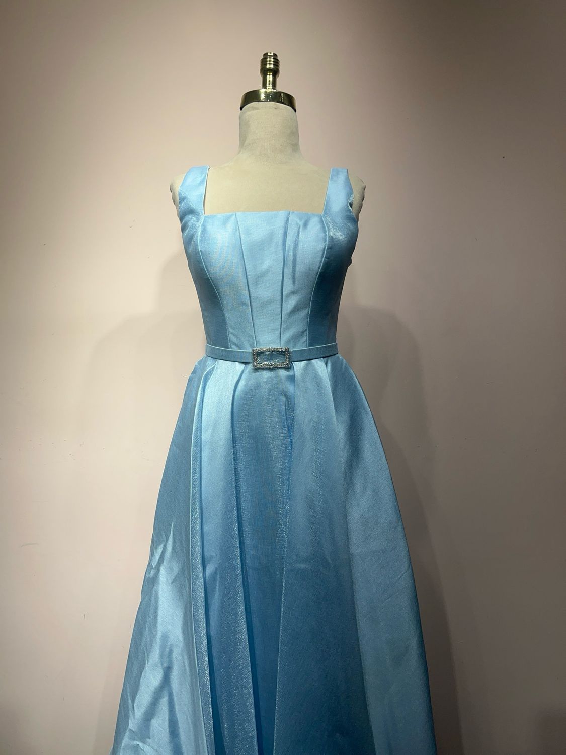 Vestido corto - Celeste - talla 38