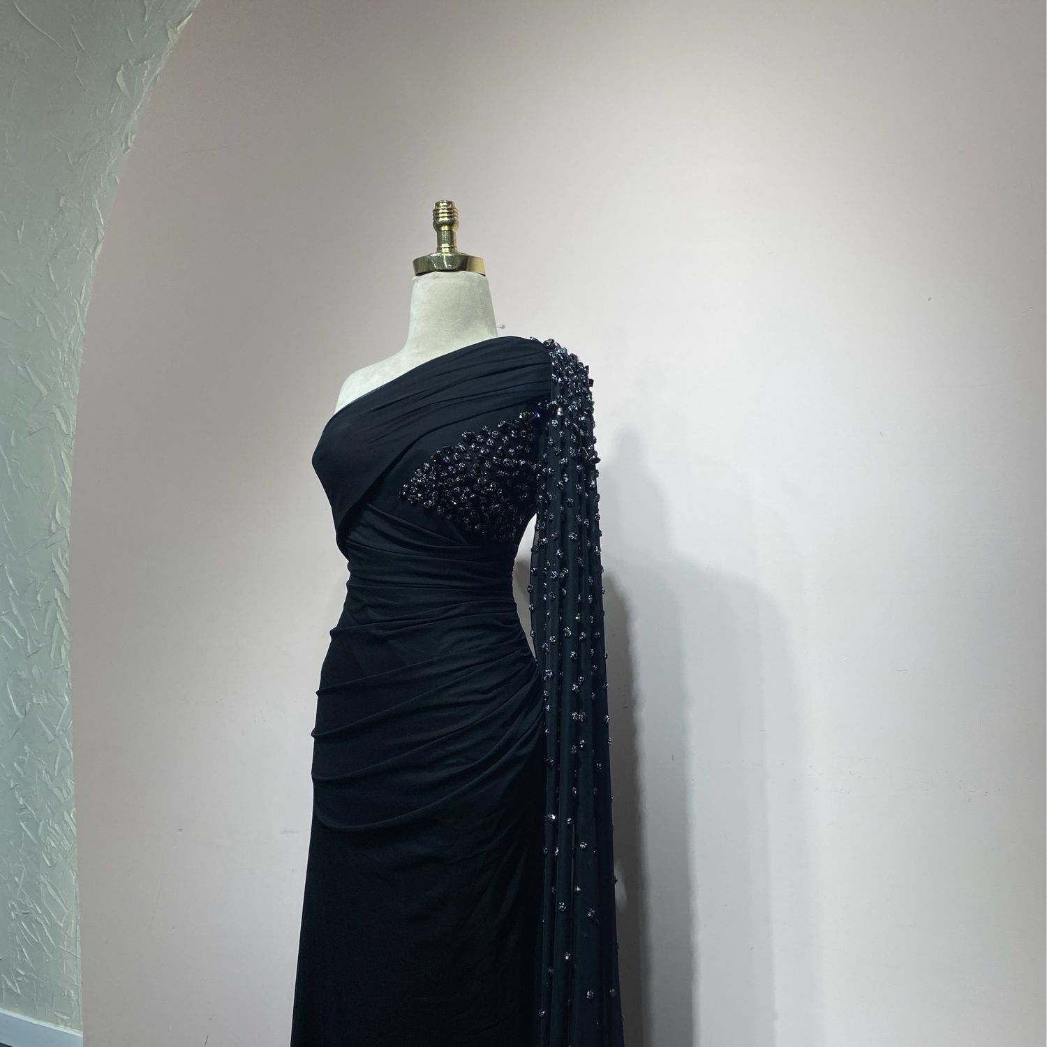 Vestido largo - Negro - talla 42