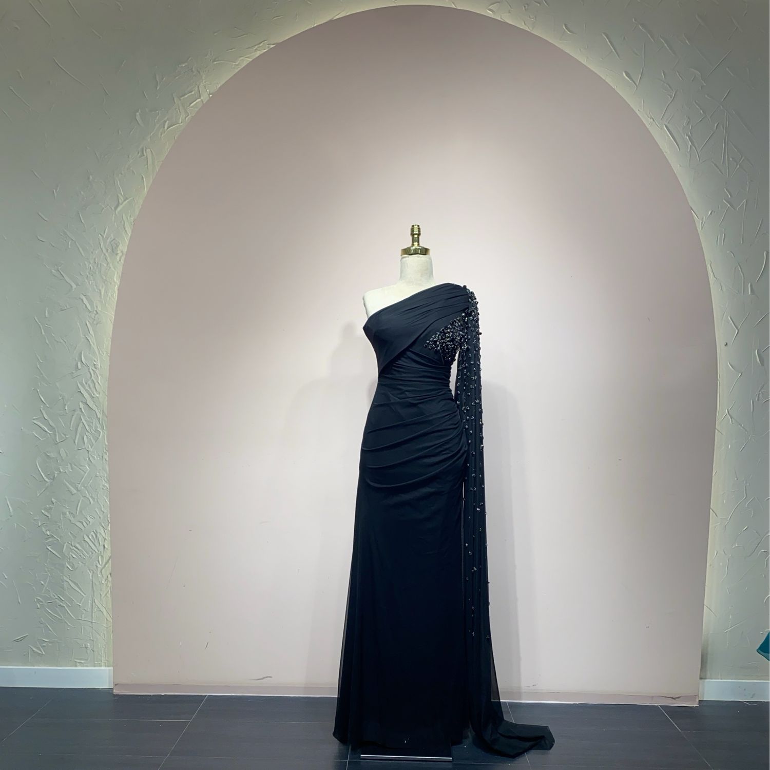 Vestido largo - Negro - talla 42