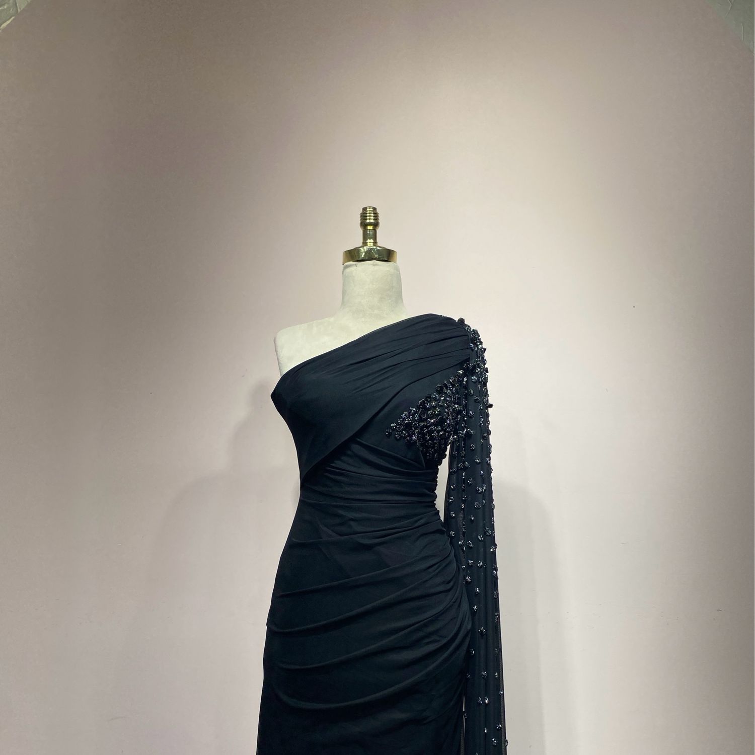Vestido largo - Negro - talla 42