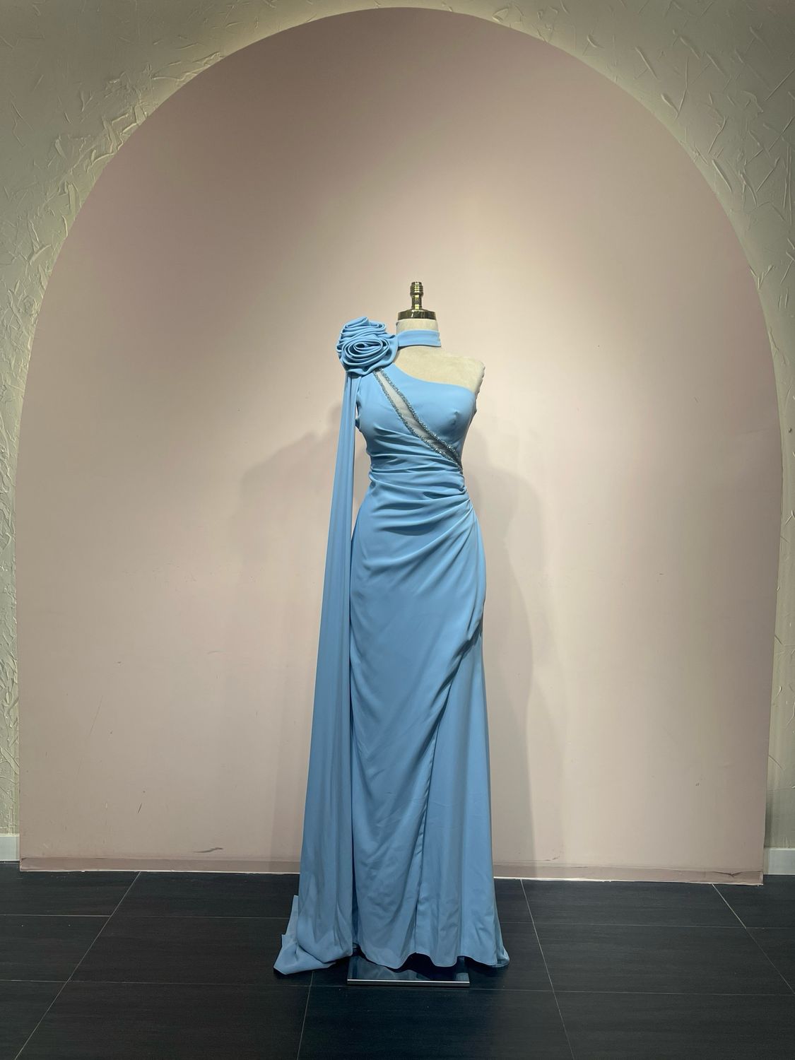 Vestido largo - Celeste - talla 42
