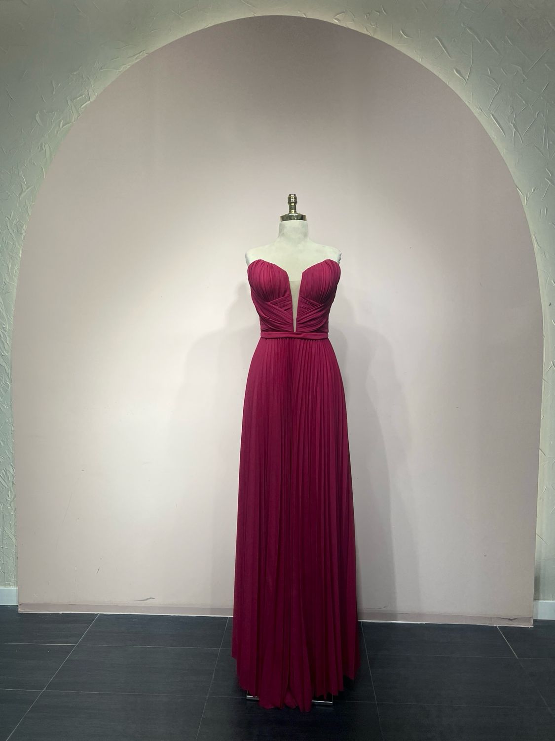 Vestido largo - Fucsia - talla 42