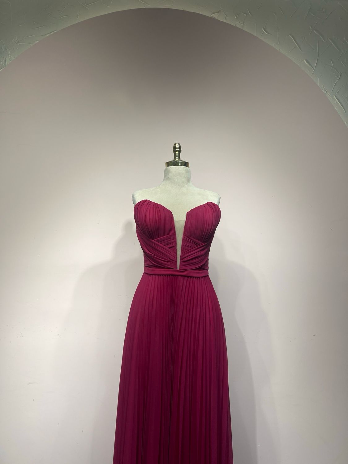 Vestido largo - Fucsia - talla 42