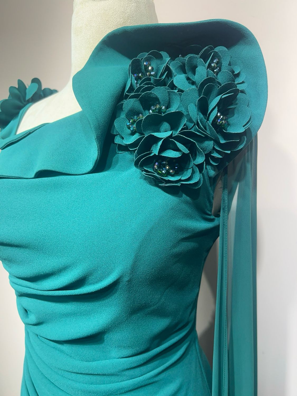 Vestido largo - Verde - talla 42