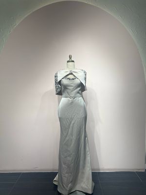 Vestido largo - Beige - talla 42