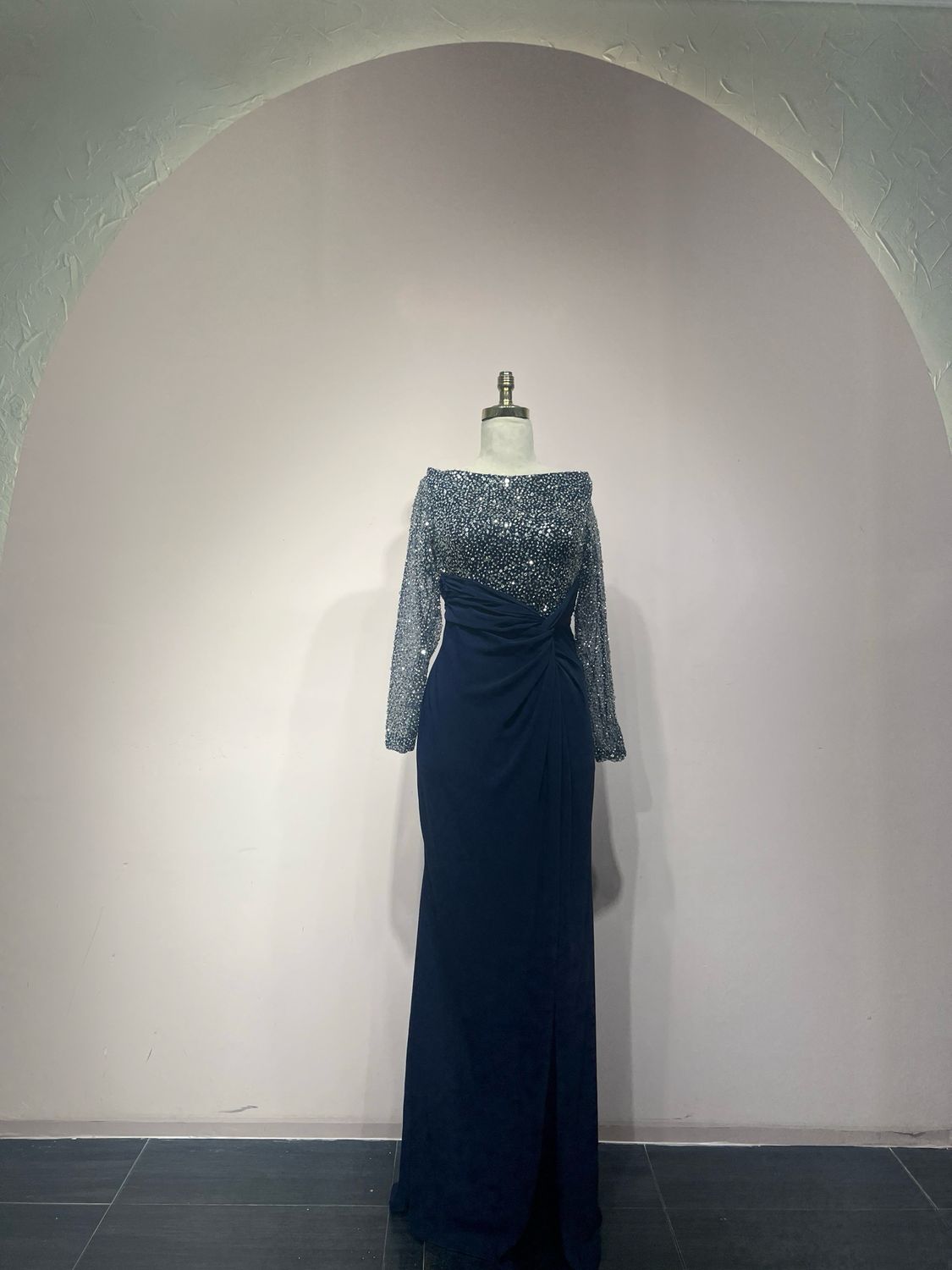 Vestido largo - Azul - talla 40