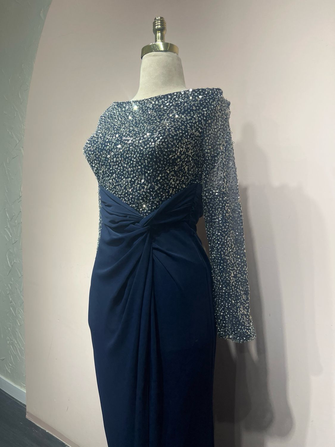Vestido largo - Azul - talla 40