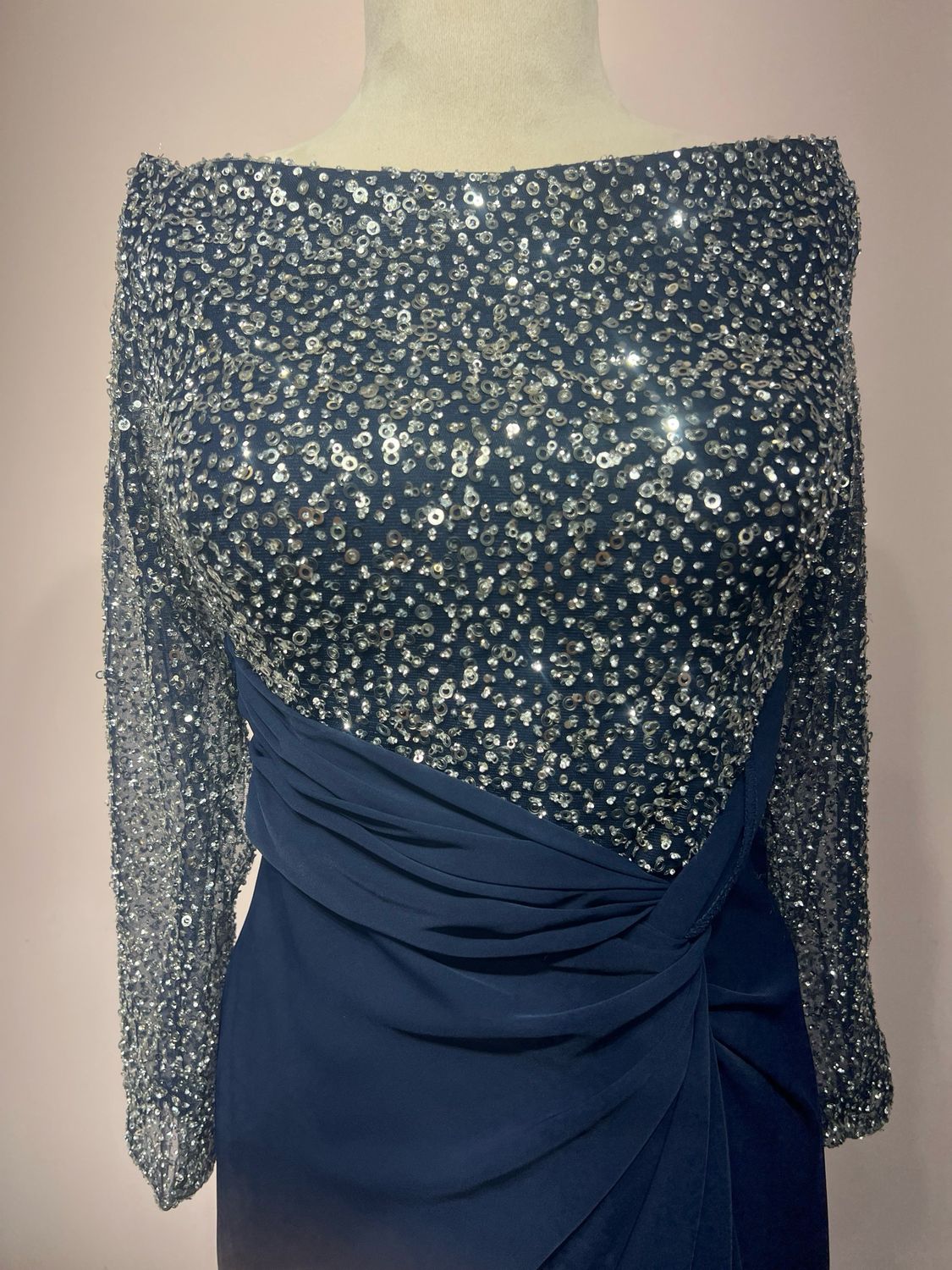 Vestido largo - Azul - talla 40