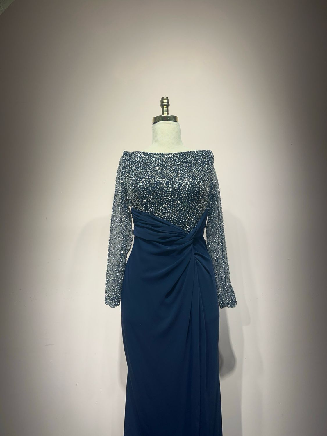 Vestido largo - Azul - talla 40