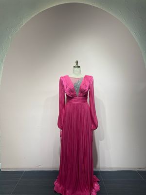 Vestido largo - Rosado - talla 42