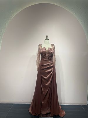 Vestido largo - Chocolate - talla 42