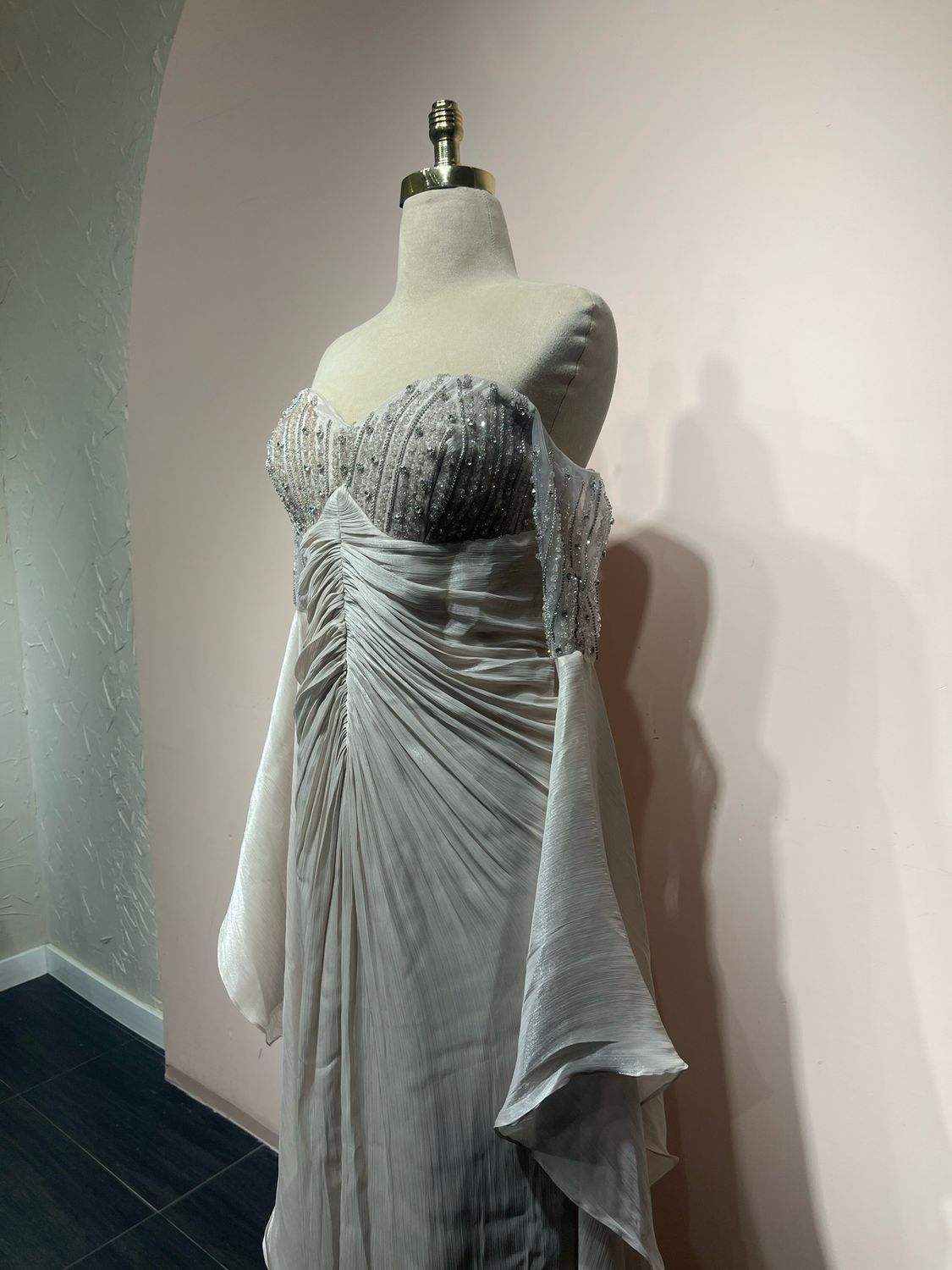 Vestido largo - Crema - talla 42