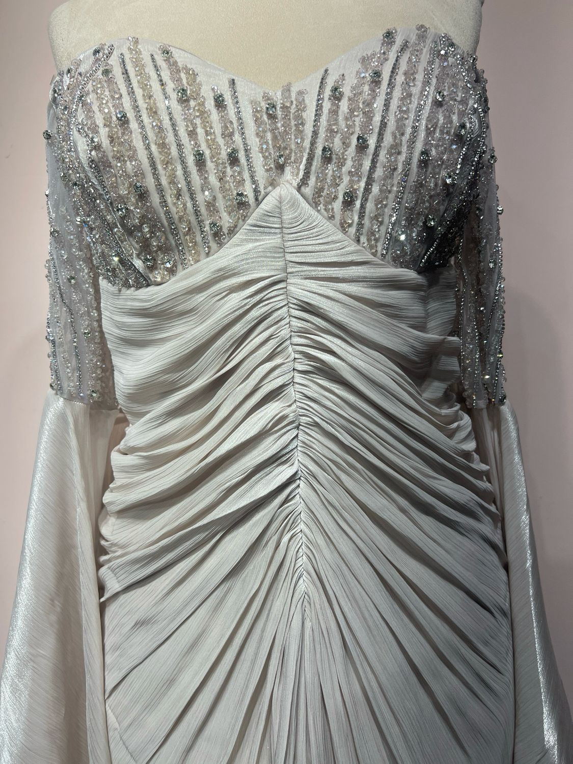 Vestido largo - Crema - talla 42