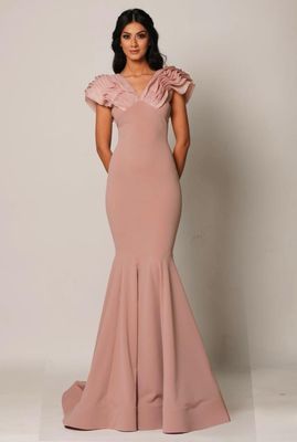 Vestido Largo - Rosado - Talla 42