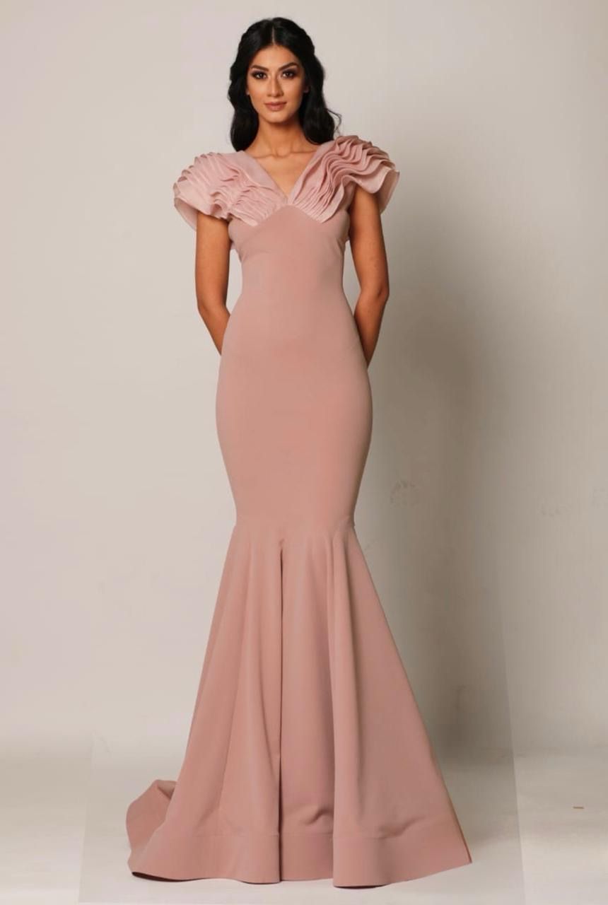 Vestido Largo - Rosado - Talla 42