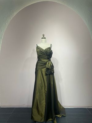 Vestido largo - Verde oliva - talla 40