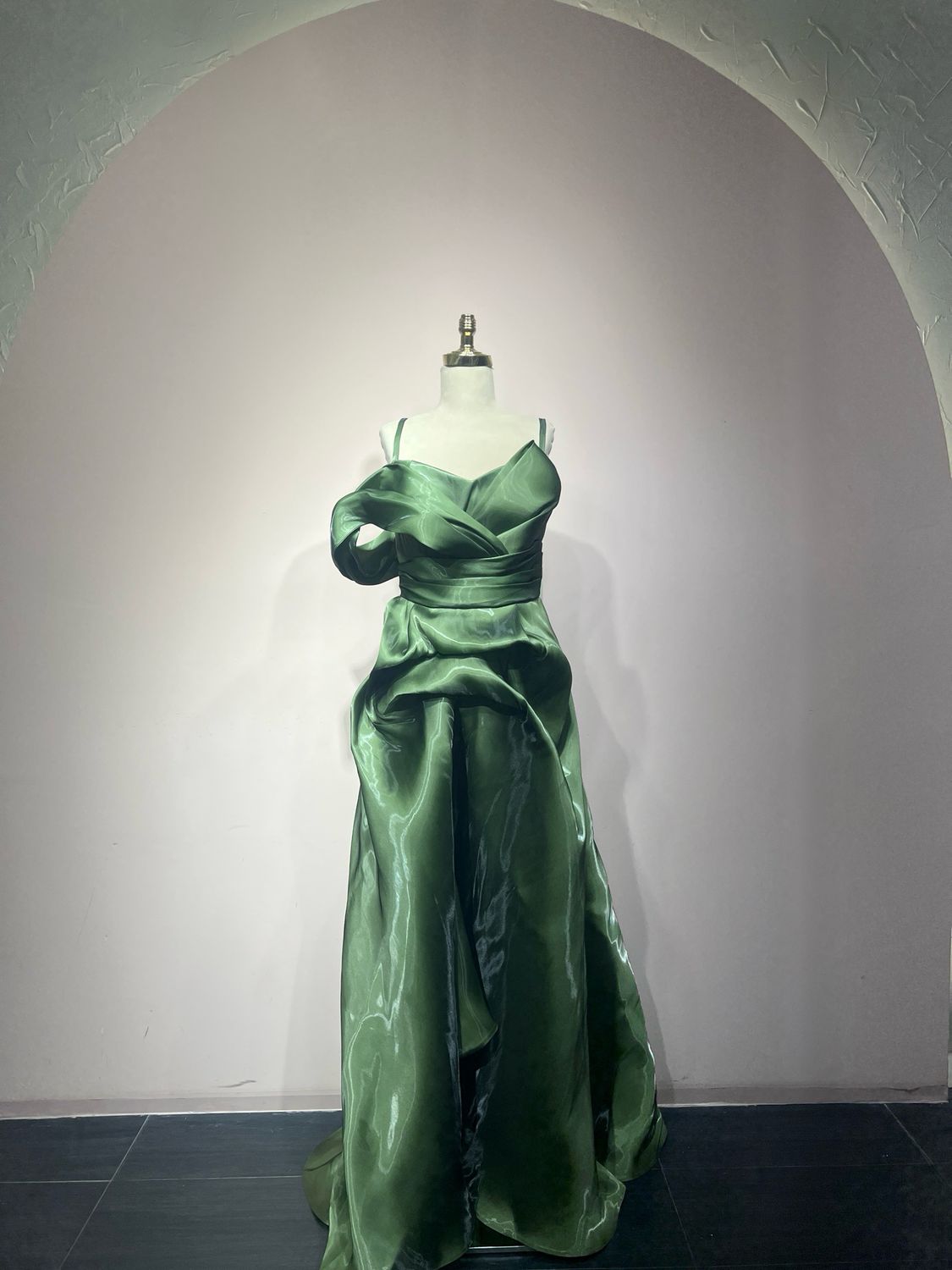 Vestido largo - Verde - talla 44