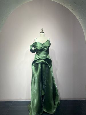 Vestido largo - Verde - talla 44