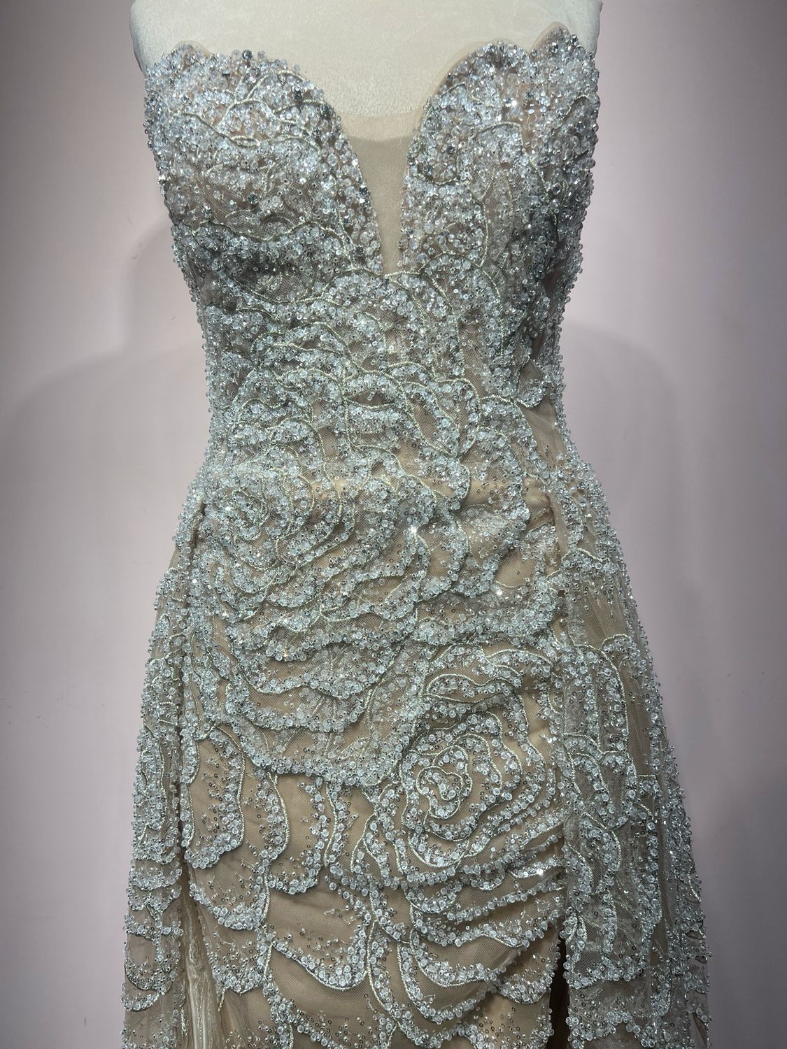 Vestido largo - Khaki - talla 10