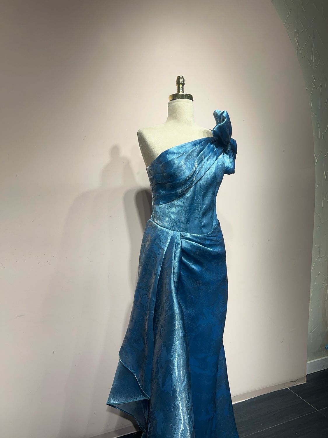 Vestido largo - Azul - talla 42