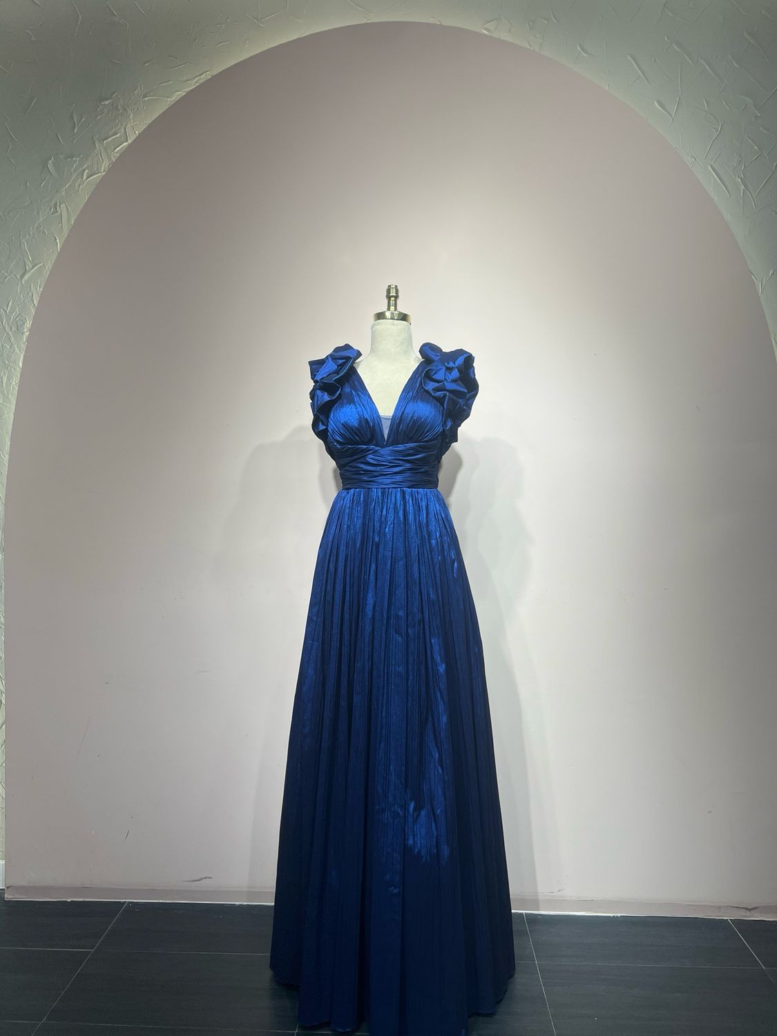 Vestido largo - Azul - talla 38