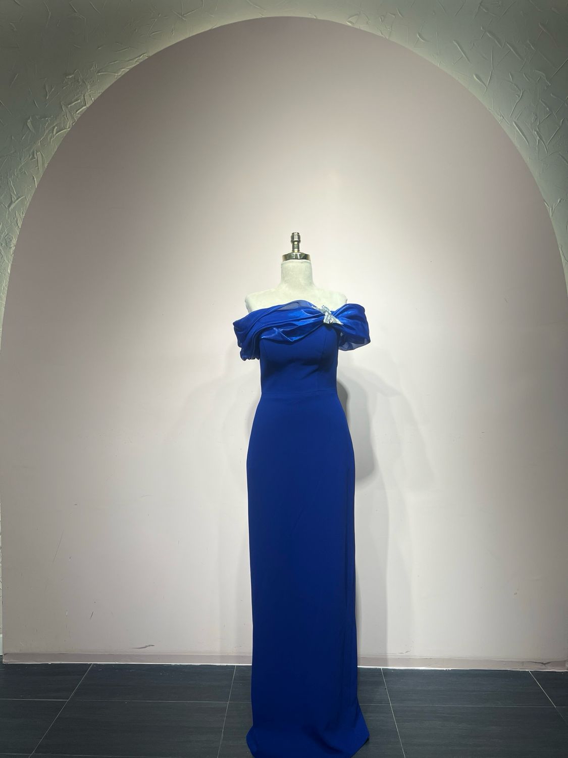 Vestido largo - Azul - talla 40