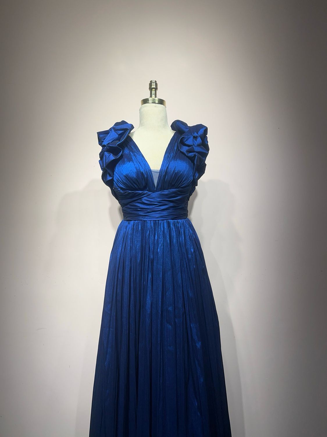 Vestido largo - Azul - talla 38