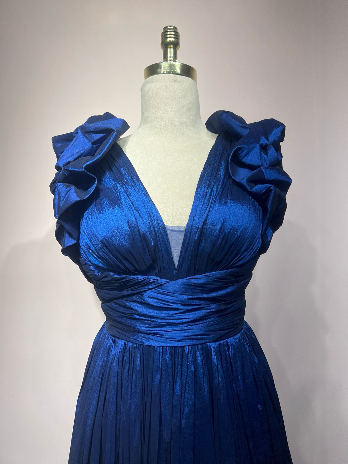 Vestido largo - Azul - talla 38