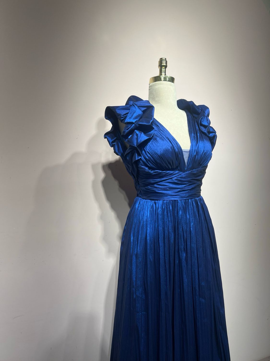 Vestido largo - Azul - talla 38