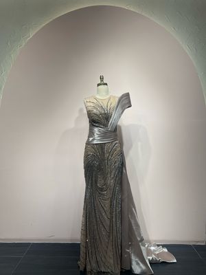 Vestido largo - Chocolate - talla 12