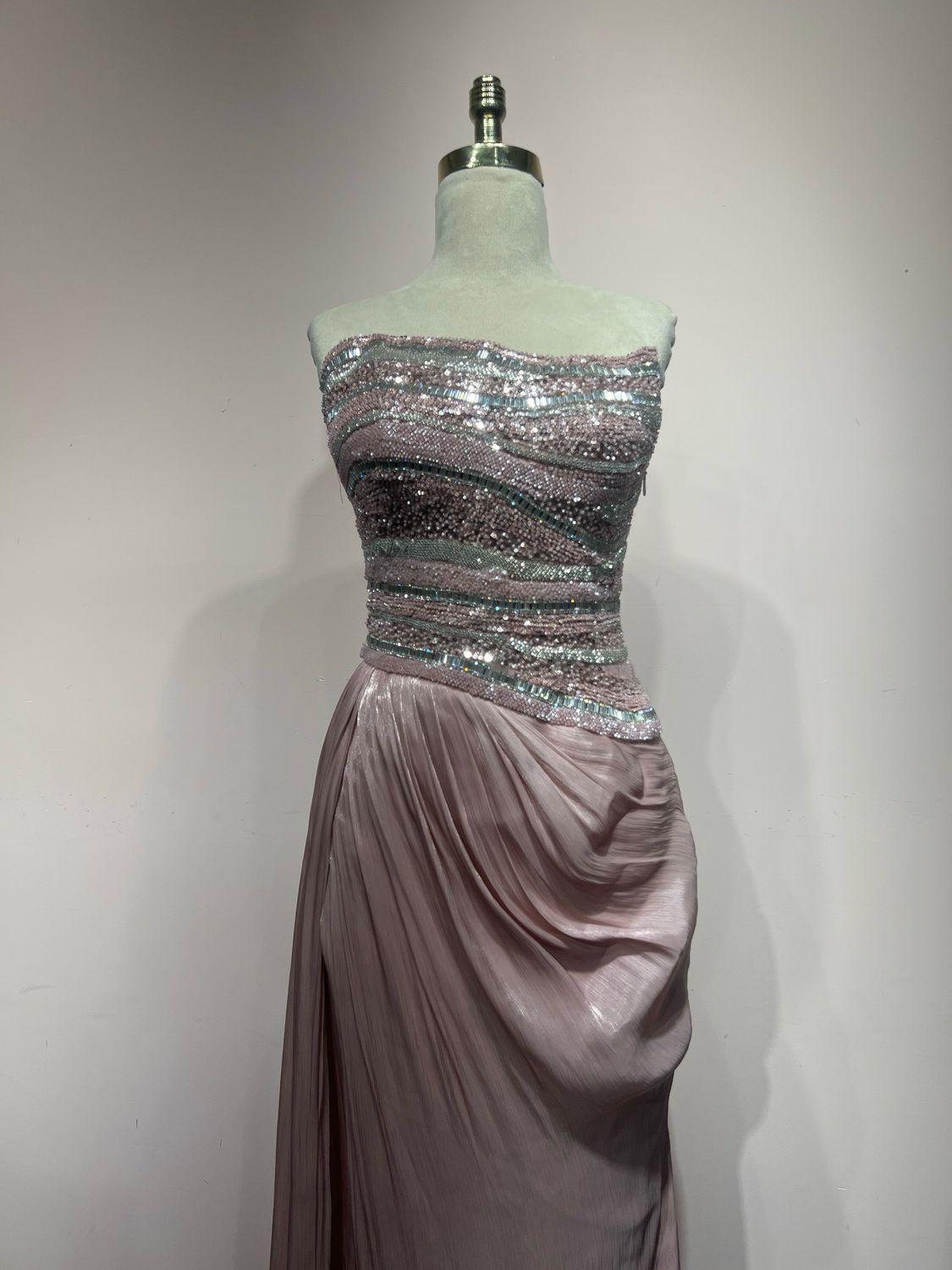 Vestido largo - Rosado - talla 8