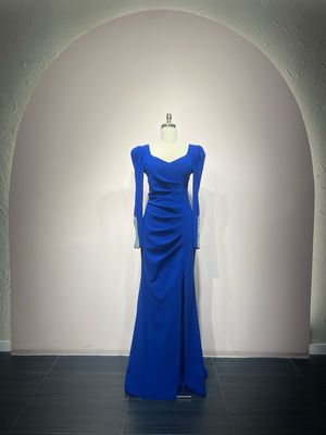 Vestido largo - Azul - talla 42