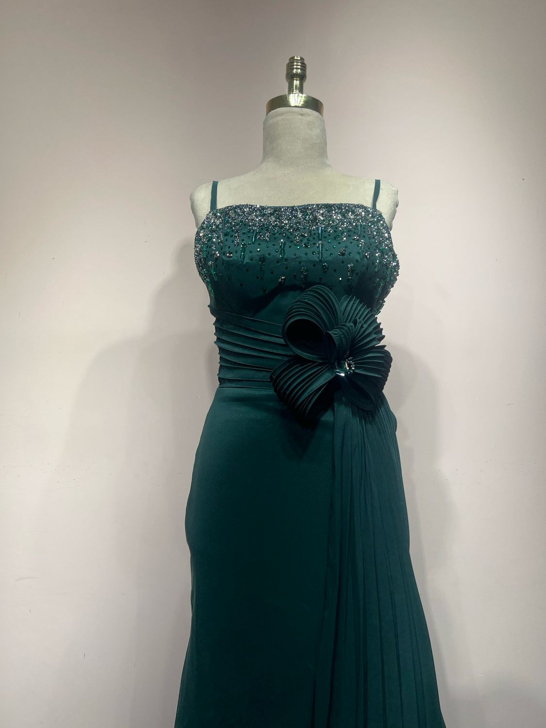 Vestido largo - Verde - talla 42