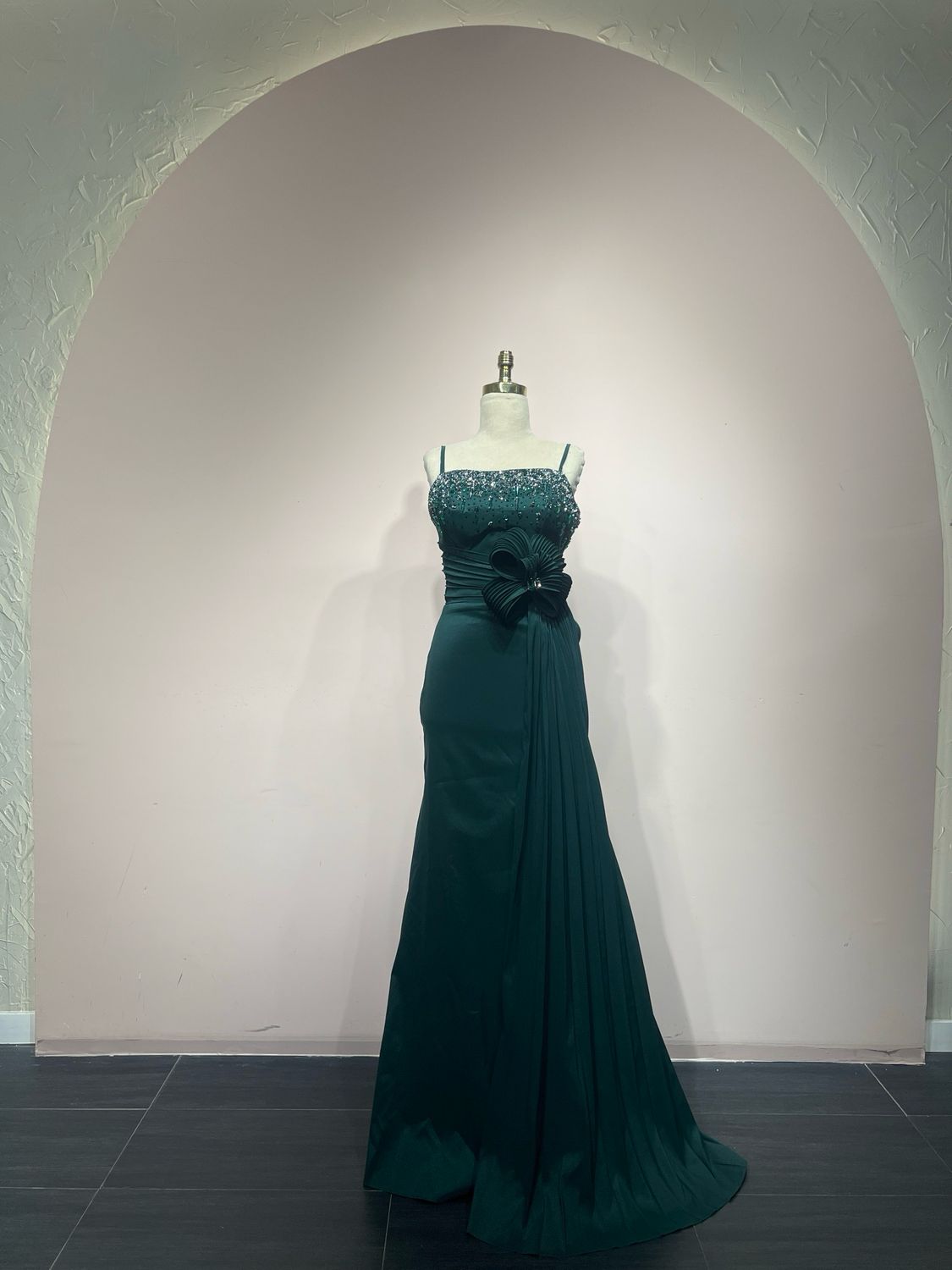 Vestido largo - Verde - talla 42