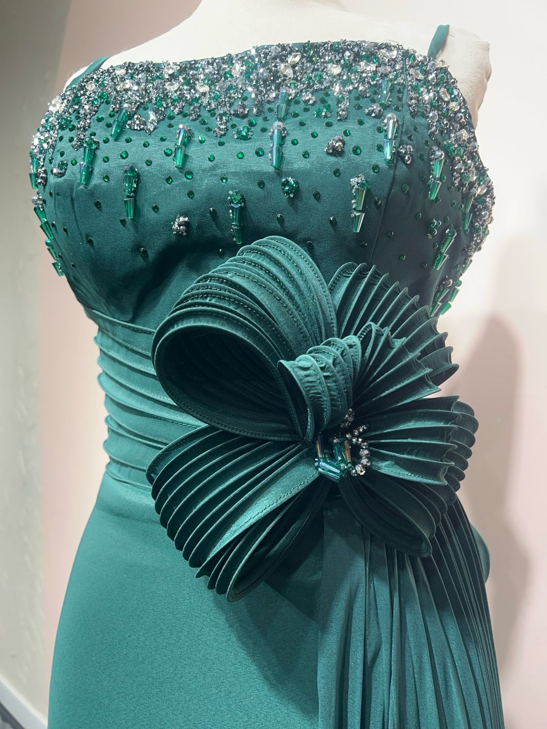 Vestido largo - Verde - talla 42