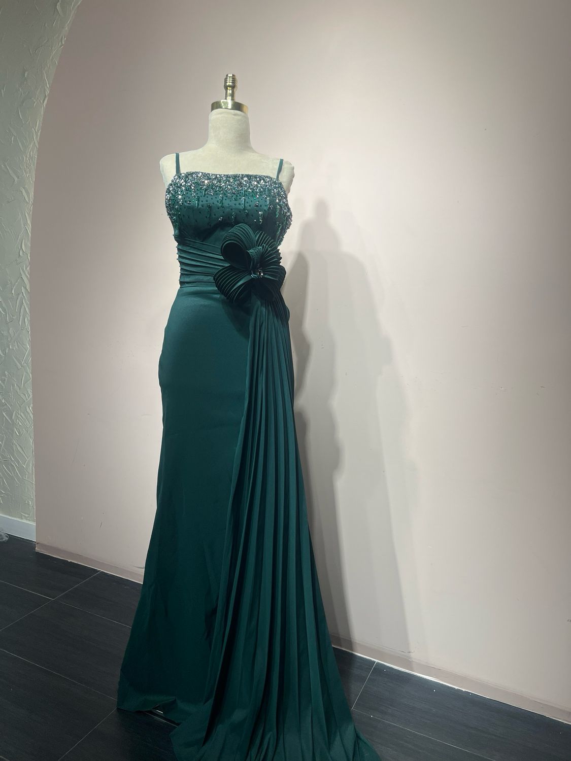 Vestido largo - Verde - talla 42