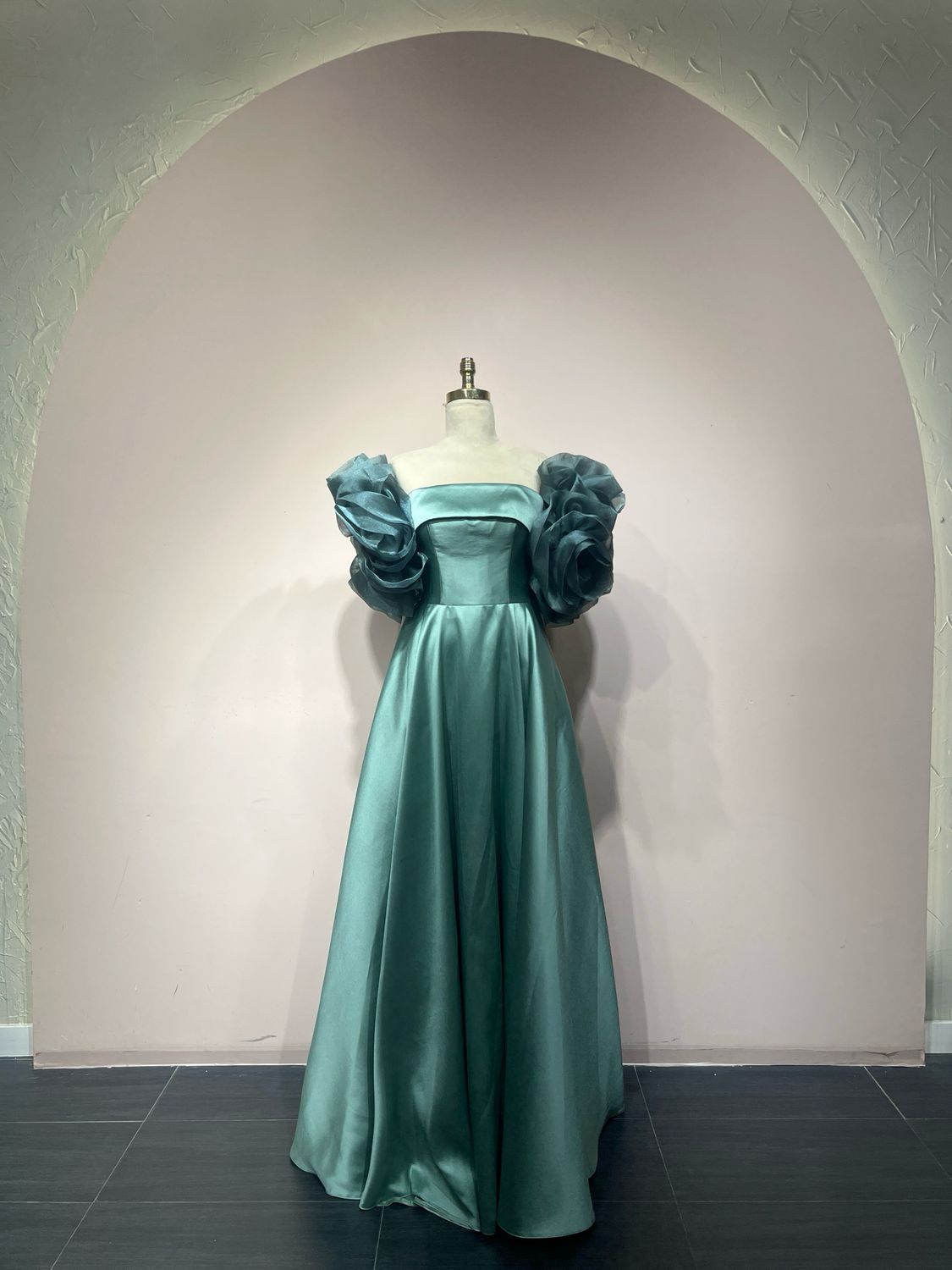 Vestido largo - Verde menta - talla 40