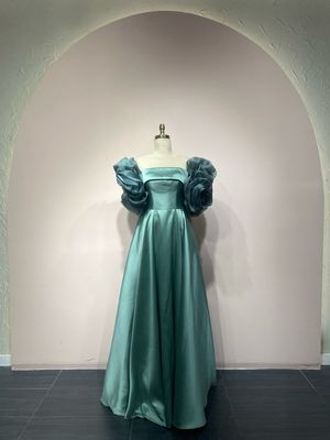 Vestido largo - Verde menta - talla 40
