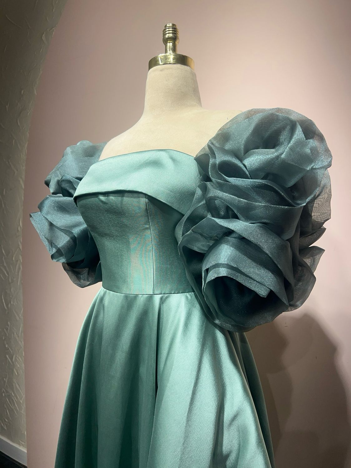 Vestido largo - Verde menta - talla 40