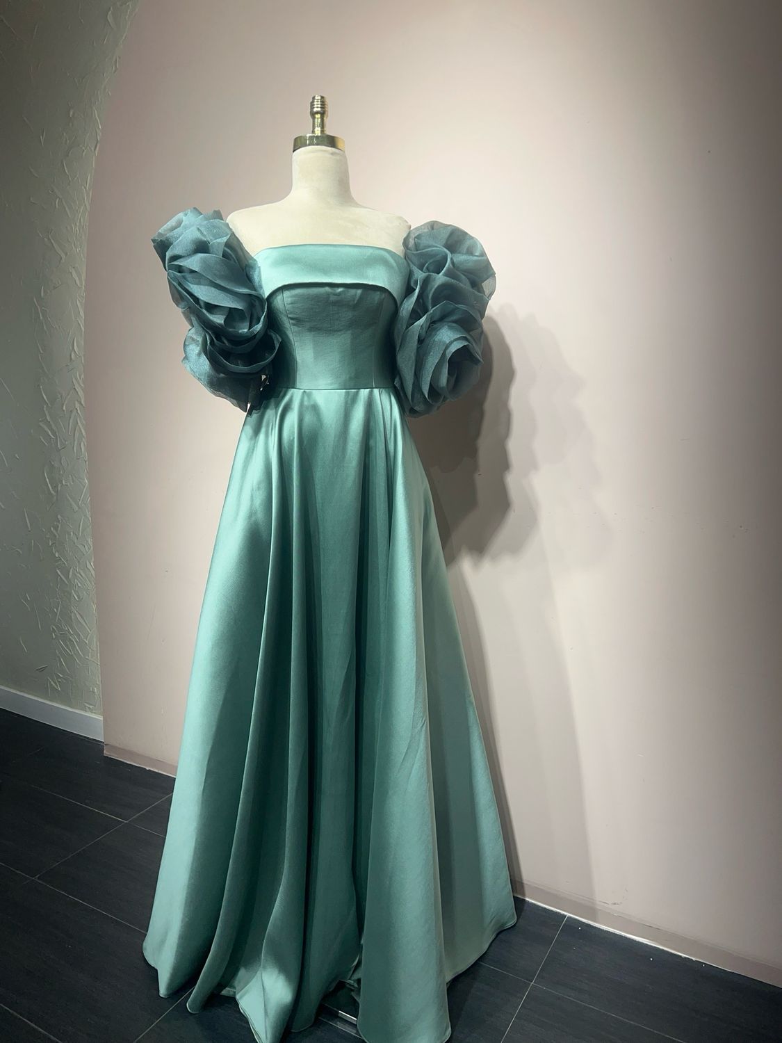Vestido largo - Verde menta - talla 40