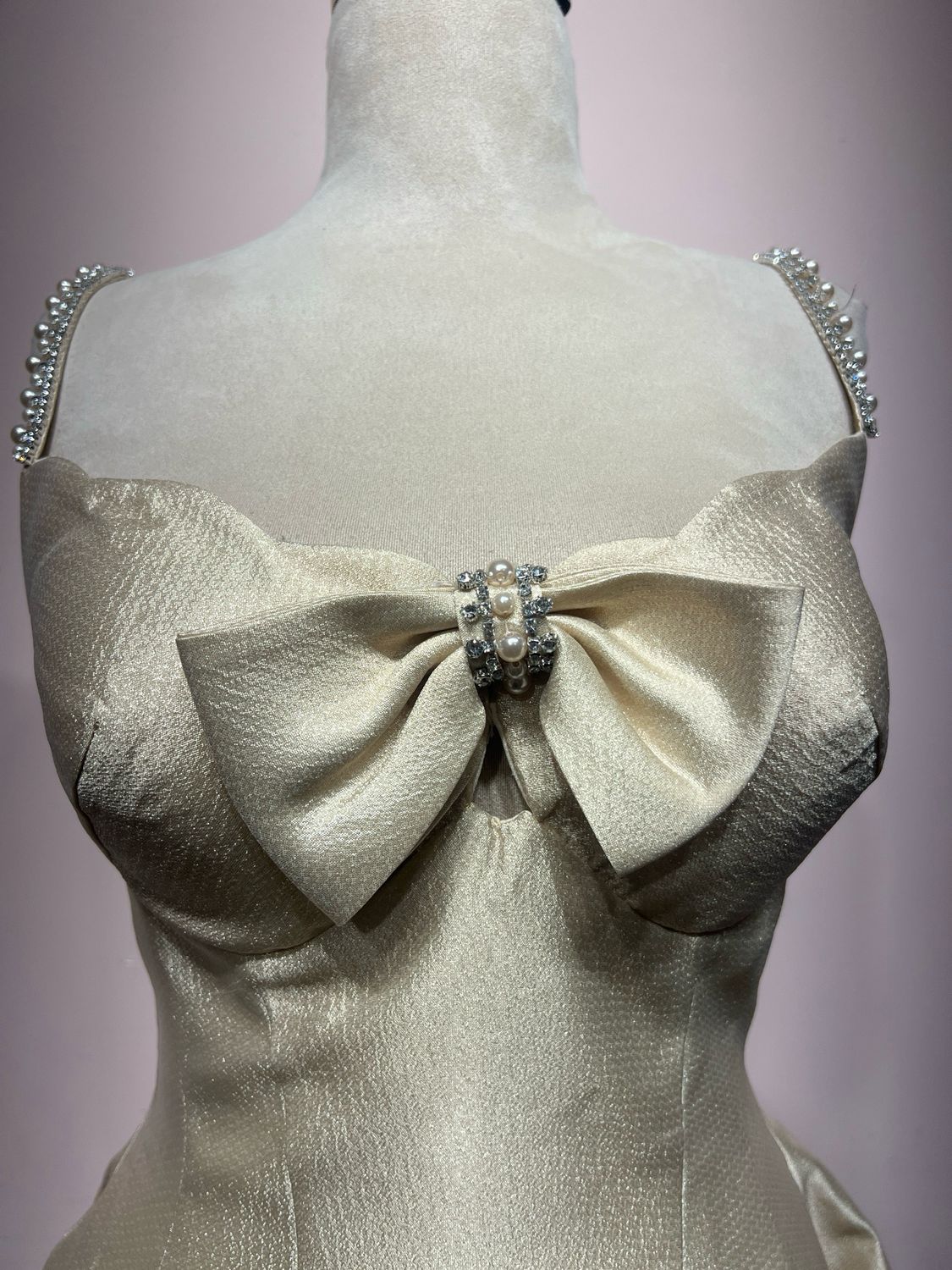 Vestido corto - Dorado - talla 38