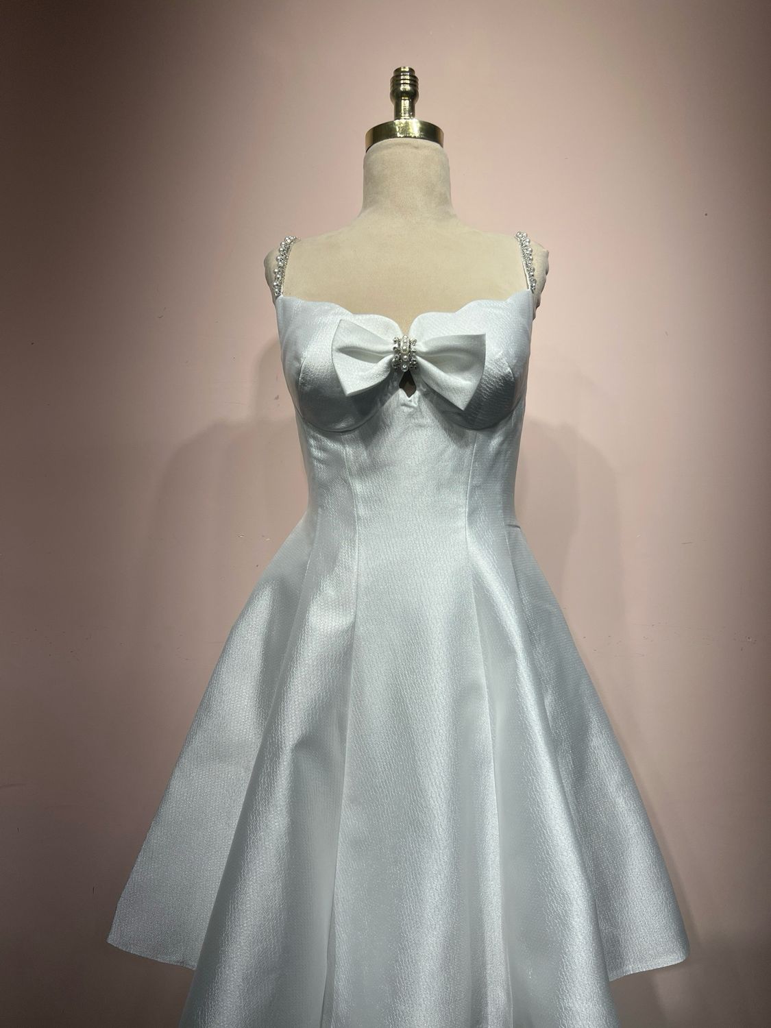 Vestido corto - Blanco - talla 38